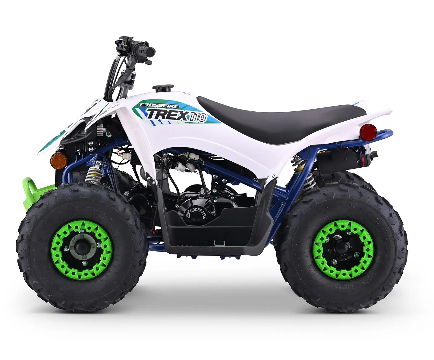 Crossfire x40 ATV 4wd  in red full side view