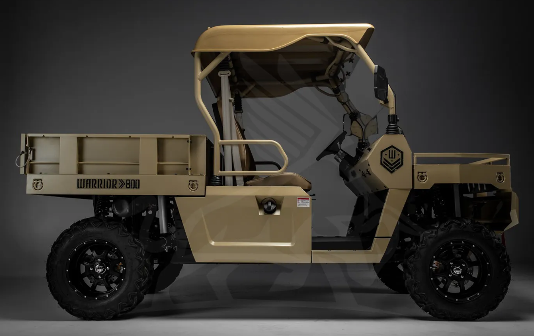Odes Warrior MV800 front sige angle