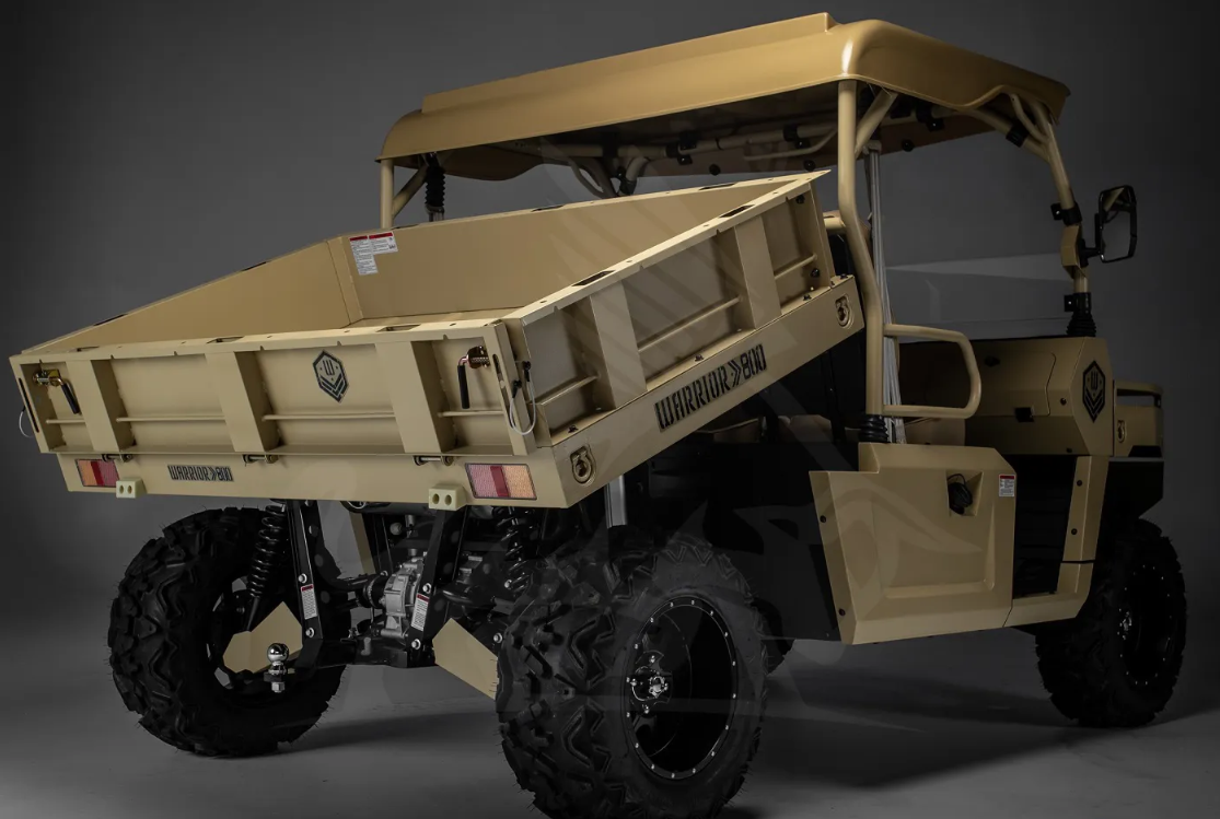 Odes Warrior MV800 back side angle