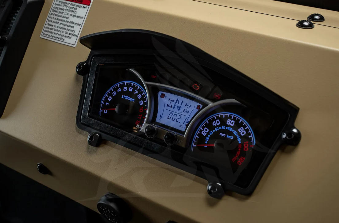 Odes Warrior MV800 Dashboard