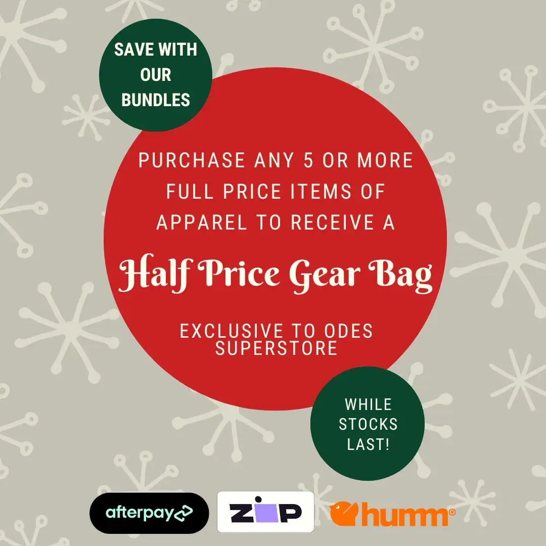 Odes Superstore Christmas Half Price Gear Bag Specials